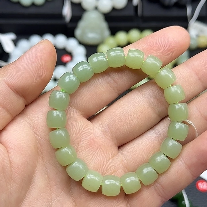 和田玉未镶嵌手链