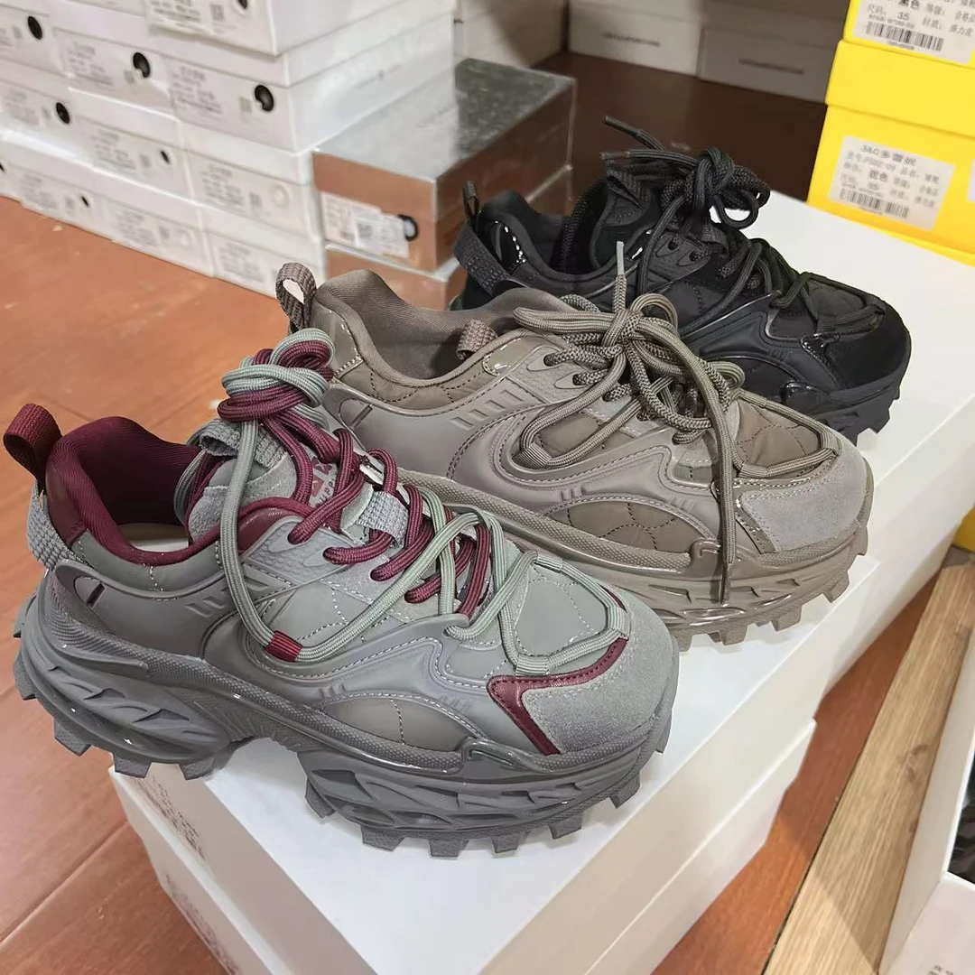 1-86-1 - 150冬季新款内增高女款休闲百搭老爹鞋 XZ/0109