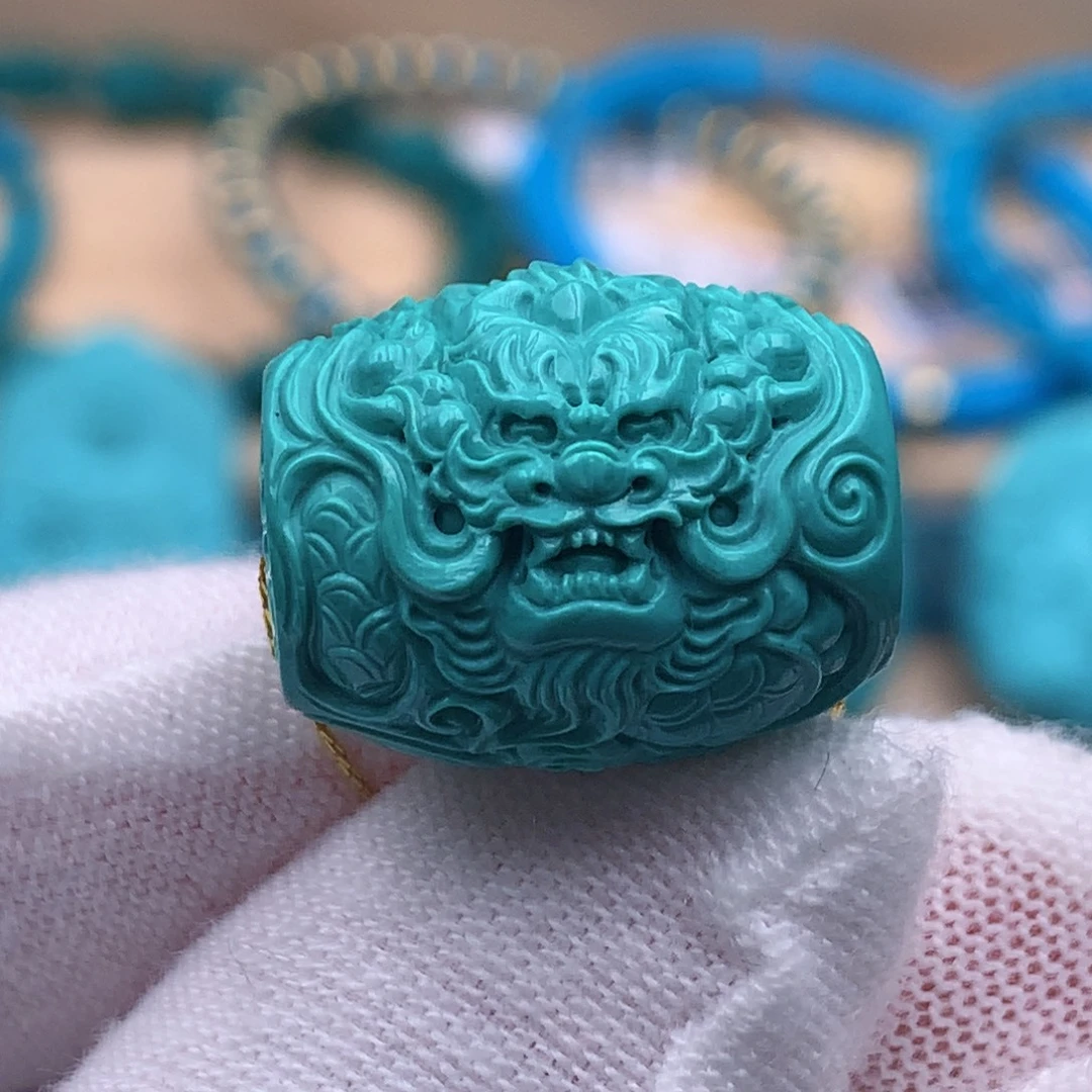 绿松石未镶嵌珠宝奇石15*18mm