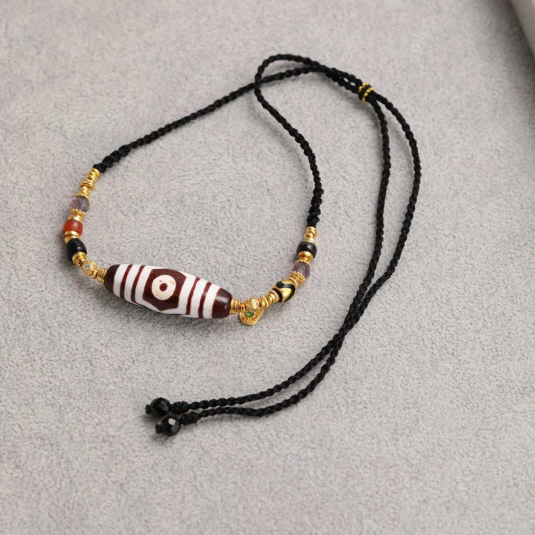 【观澜珠宝】玛瑙项链 复古民族风藏式吊坠 多样发其一 2081