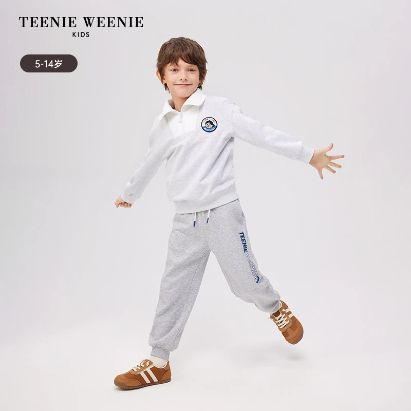 【银泰百货XH】TeenieWeenie春男童半拉链立领长袖卫衣TKMW241207B