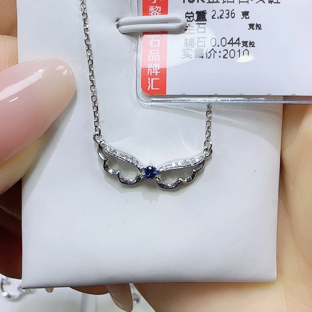 套链钻石18K金镶嵌天然