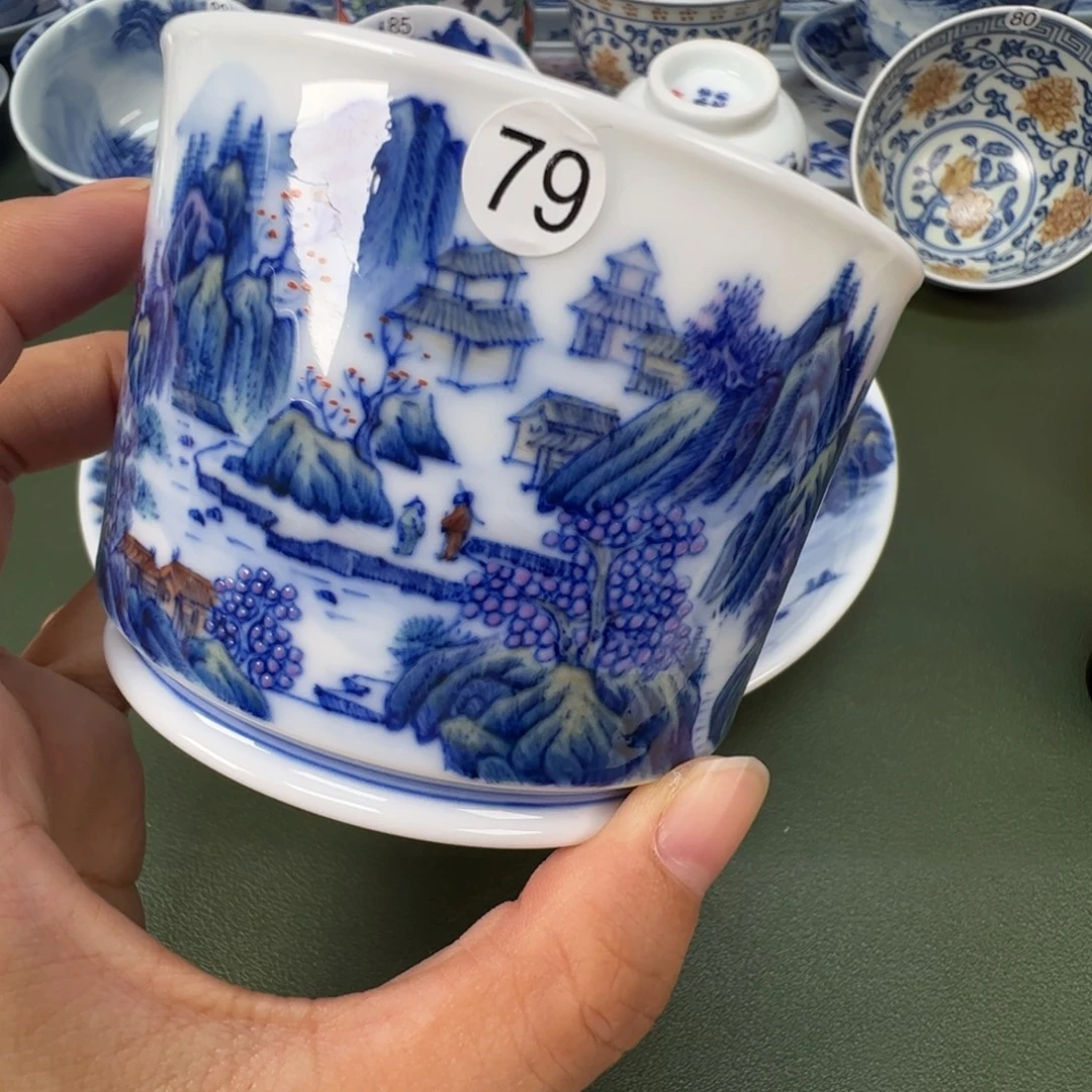 景德镇纯手工纯手绘茶具木木79