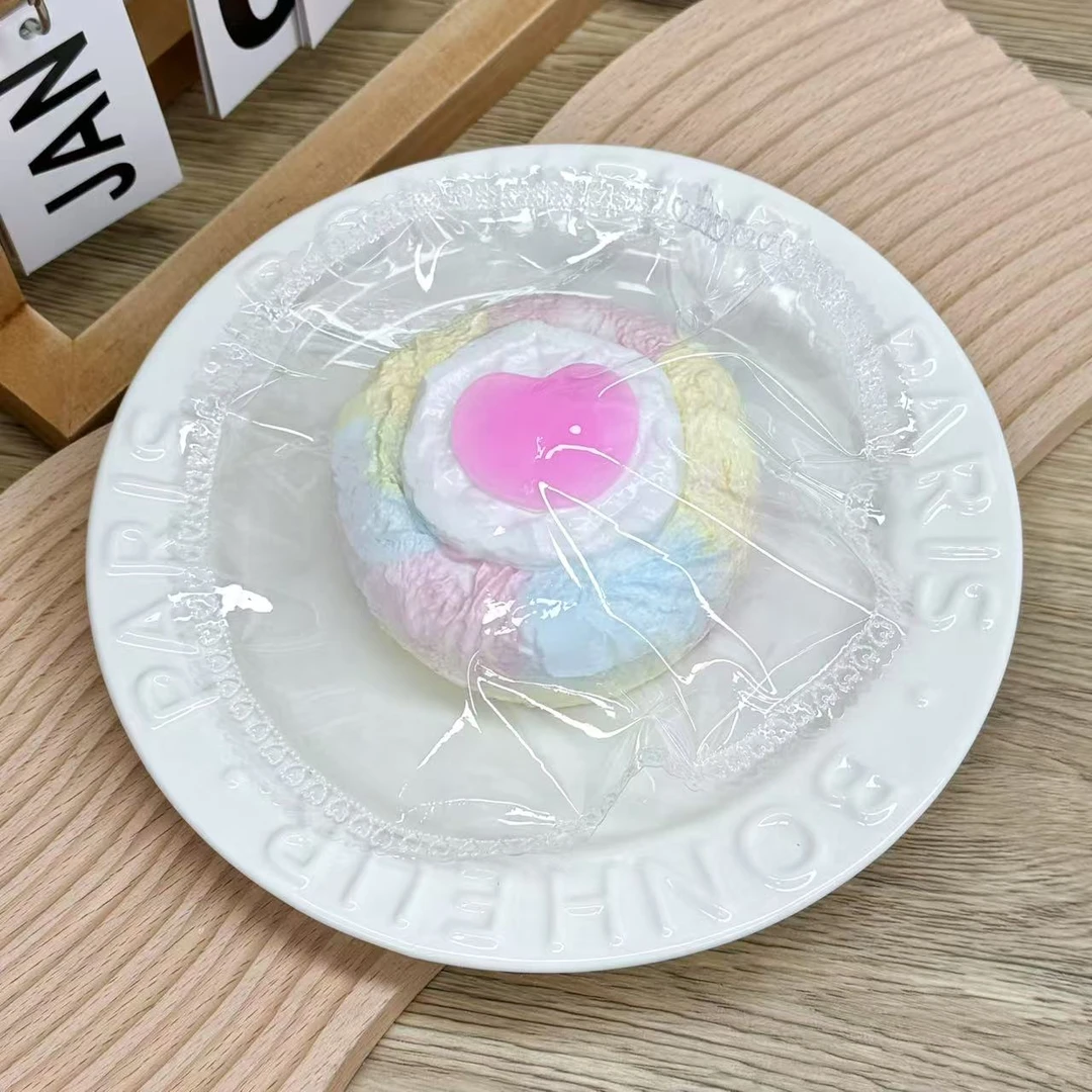 【彩虹司康】纯手工食品级硅胶捏捏乐解压玩具