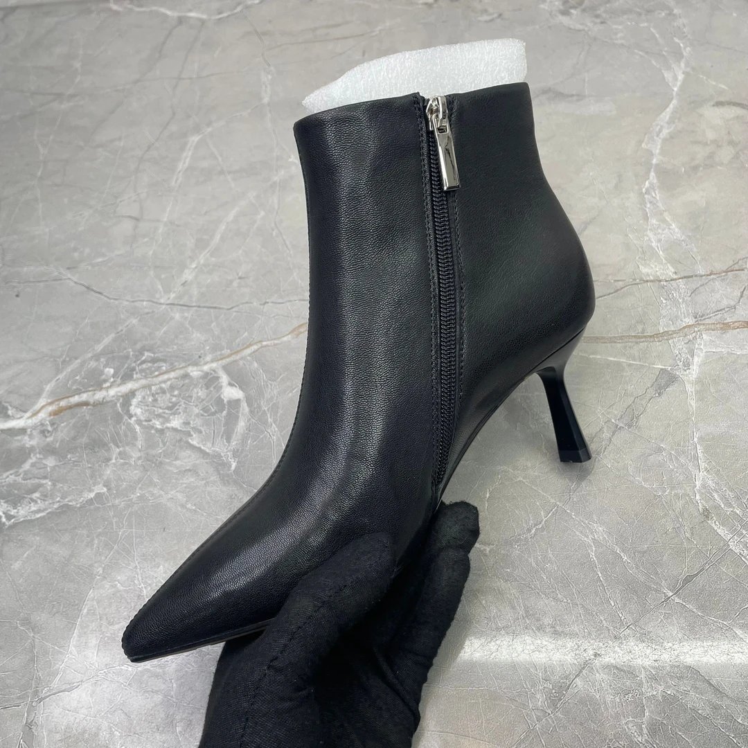 af（孤品）38码粗跟女靴 (牛皮)70606