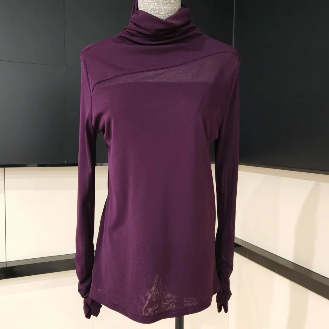 FL长袖针织时尚百搭女士保暖纯色【80113】