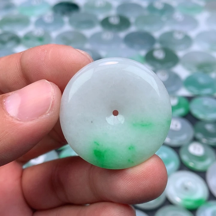 颈饰未镶嵌翡翠缅甸天然A货翡翠34.6-5,5