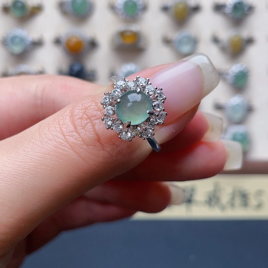 翡翠戒指未镶嵌戒指