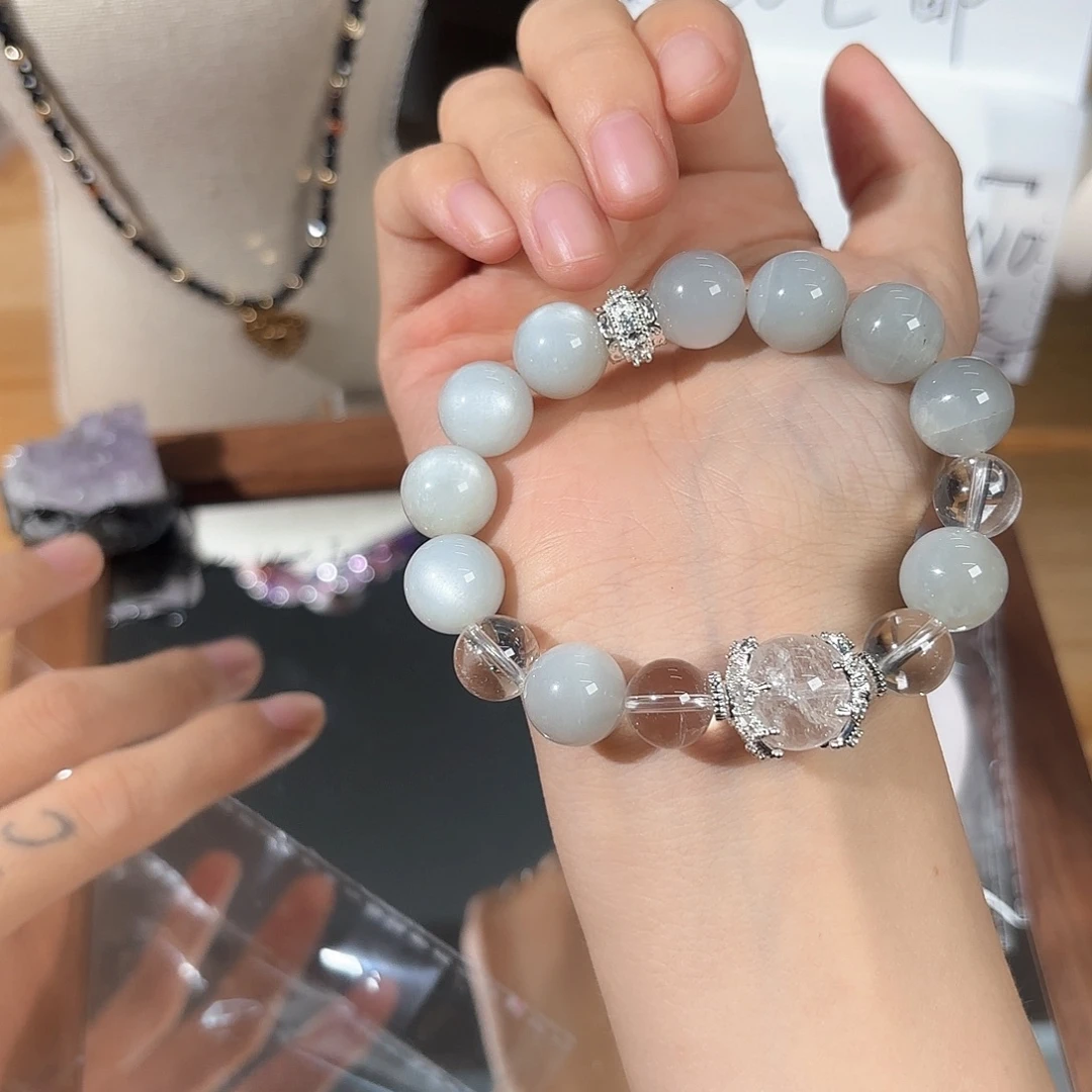 未镶嵌水晶手链，pi