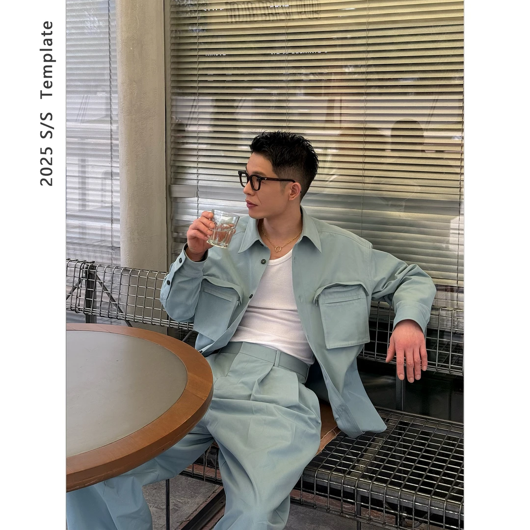 DUPU CONTRACTED 25ss 时髦精入/立体口袋廓形剪裁衬衫式夹克