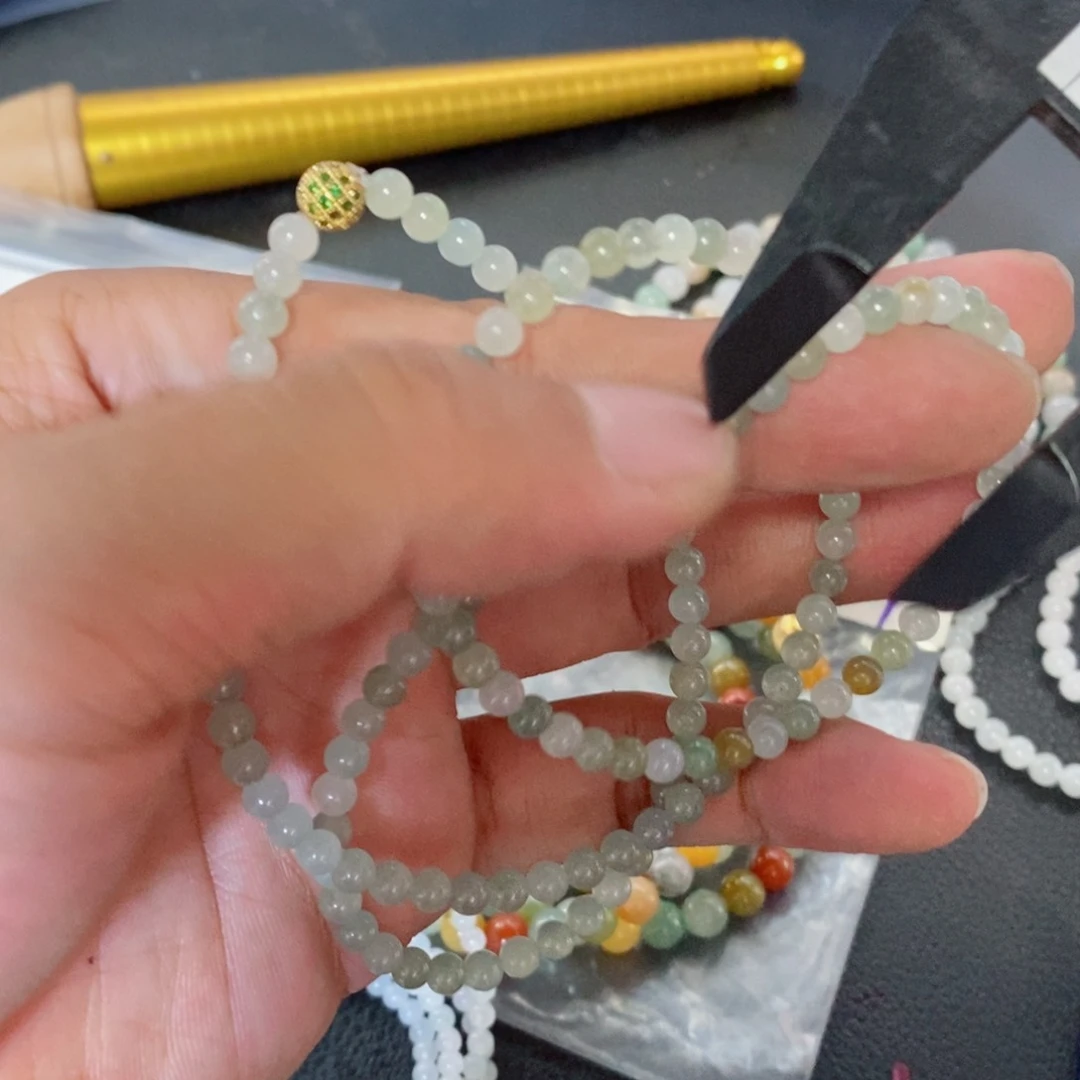 定制翡翠未镶嵌用*简项链