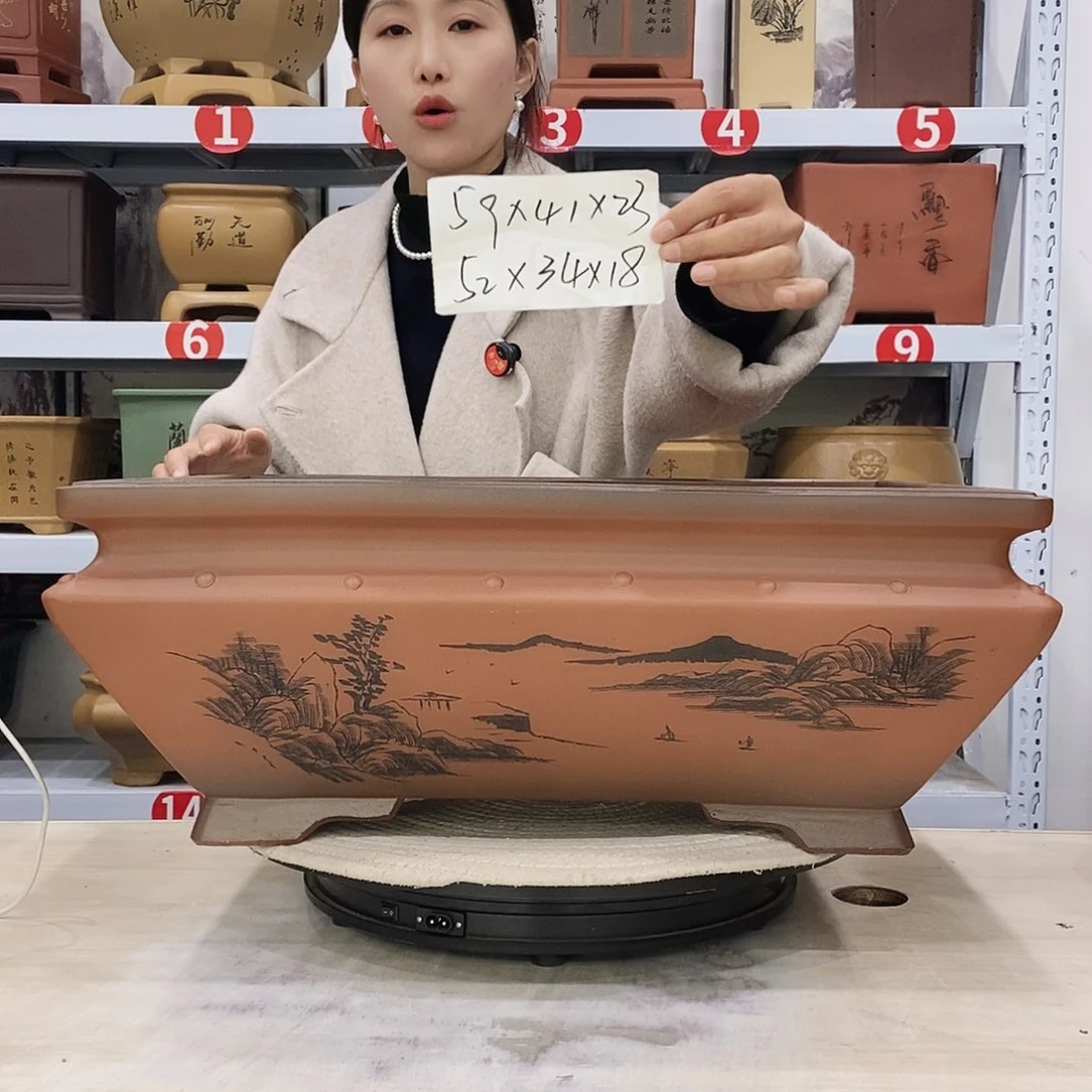 紫砂花盆紫砂花盆