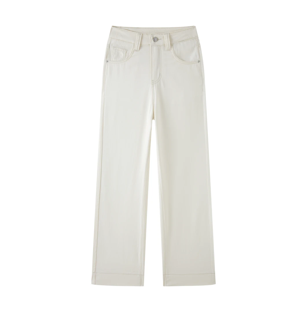 【Z020·】直筒2025韩版夏季莱赛尔凉感宽松百搭牛仔直筒裤