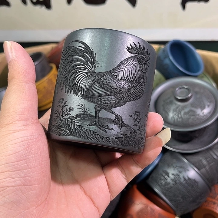 茶杯紫砂全手工紫砂主人杯