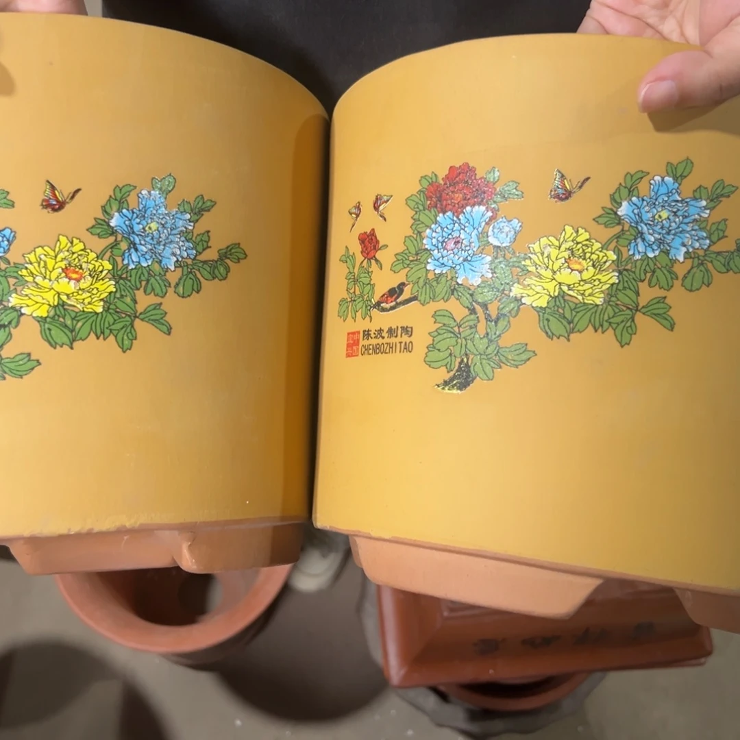 紫砂花盆口径20 17