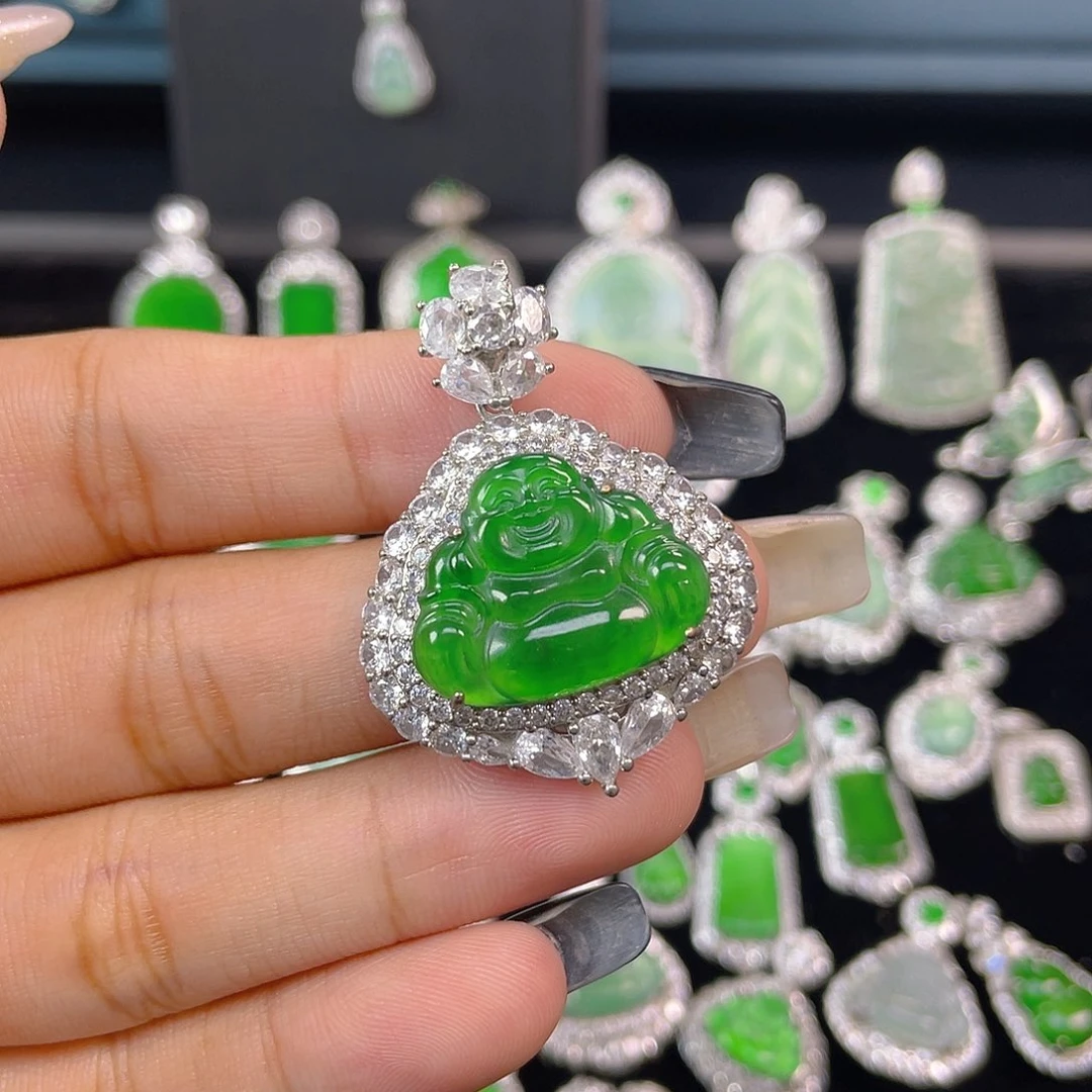 吊坠(不含链)未镶嵌翡翠