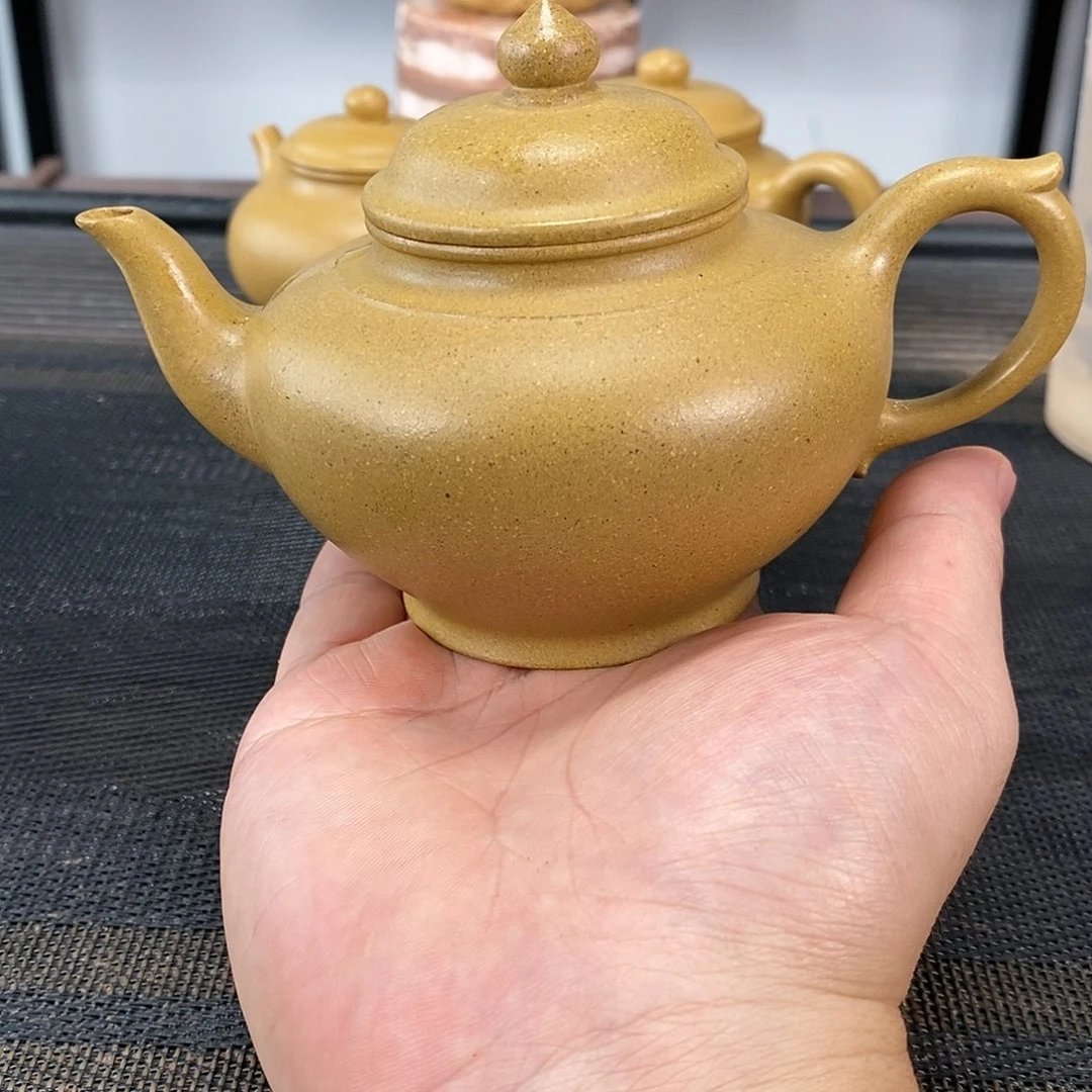 茶壶紫砂黄金段笑樱容量250毫升