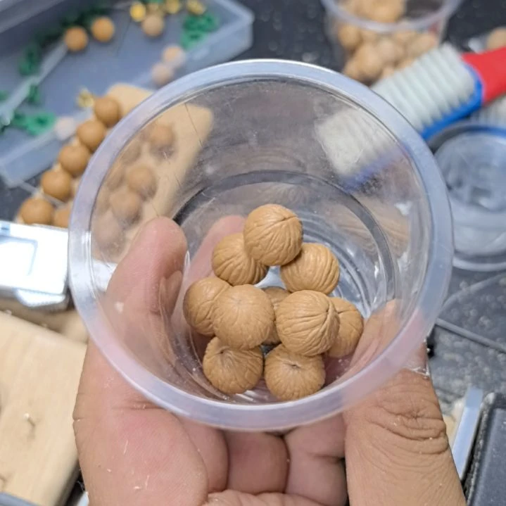 猴头核桃把件猴头聚宝盆手串