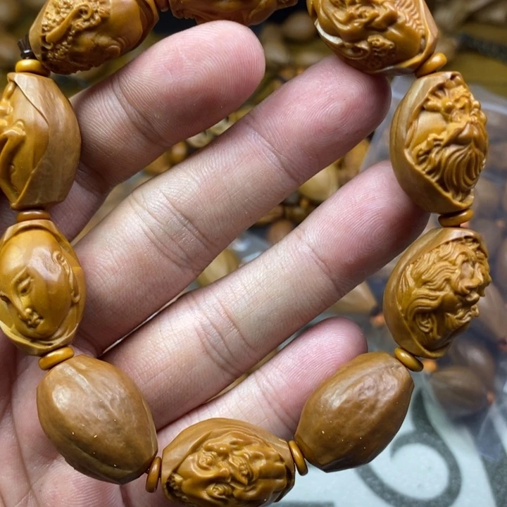 橄榄核手串/手链橄榄核雕工艺手串