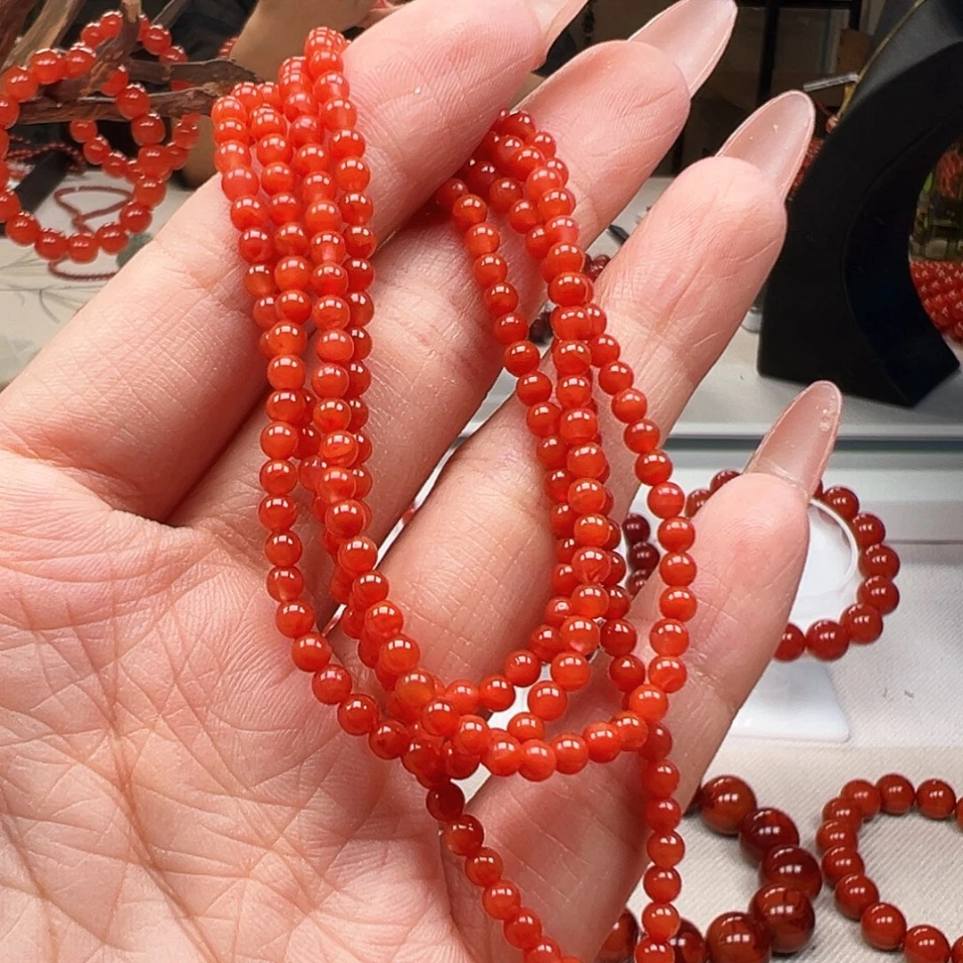 未镶嵌手链南红玛瑙