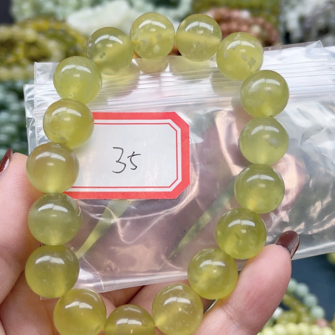 未镶嵌蛇纹石玉手串