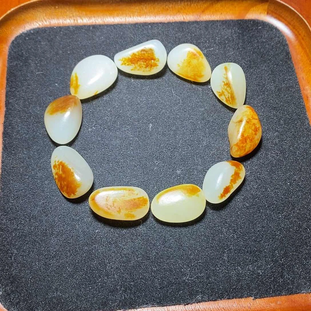 和田玉未镶嵌手链