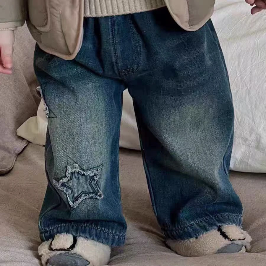 柚子85015牛仔裤随机发（以直播衣服为准）婴幼儿衣服