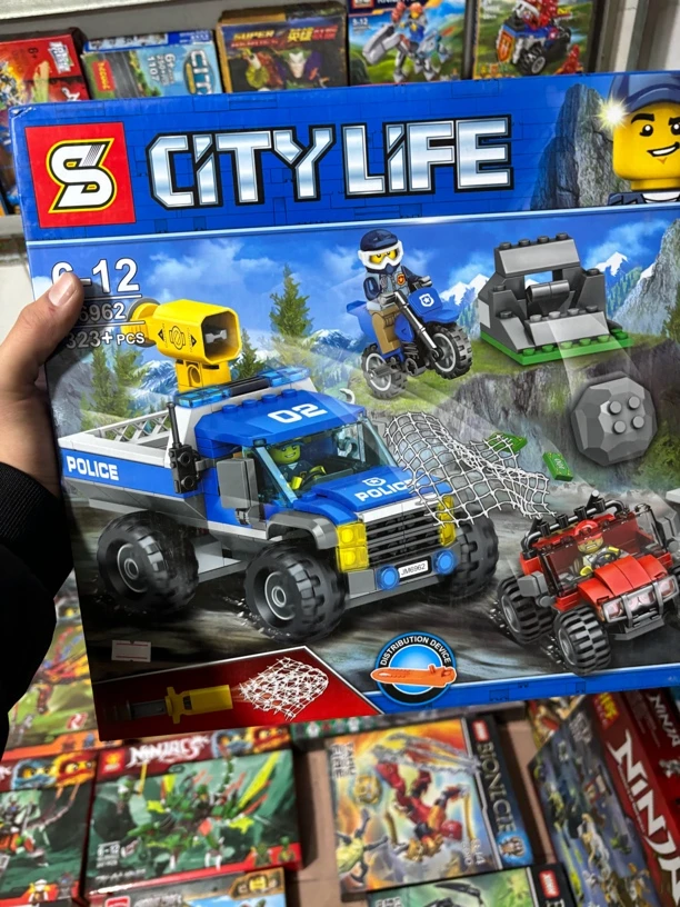 绝版城市系列警察积木