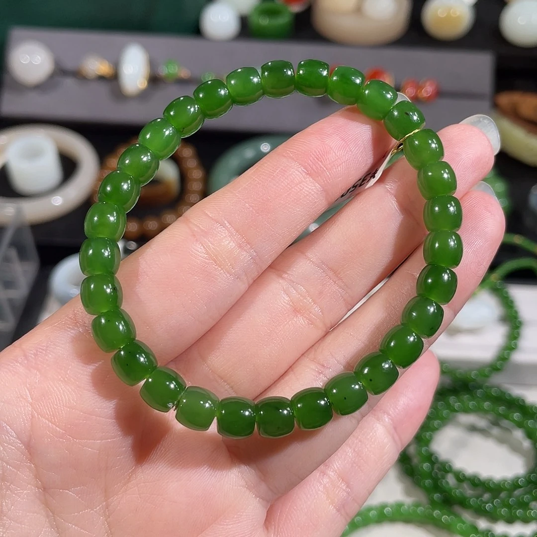 和田玉（碧玉）未镶嵌手串