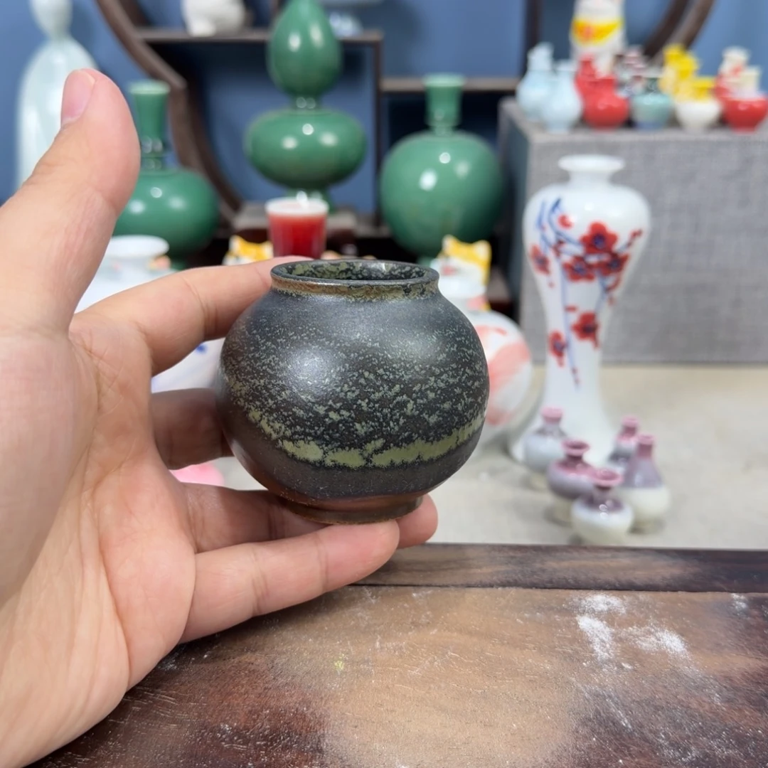 陶瓷手工小花器摆件