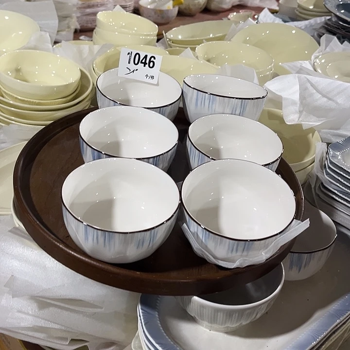瓷微瑕外贸餐具1046