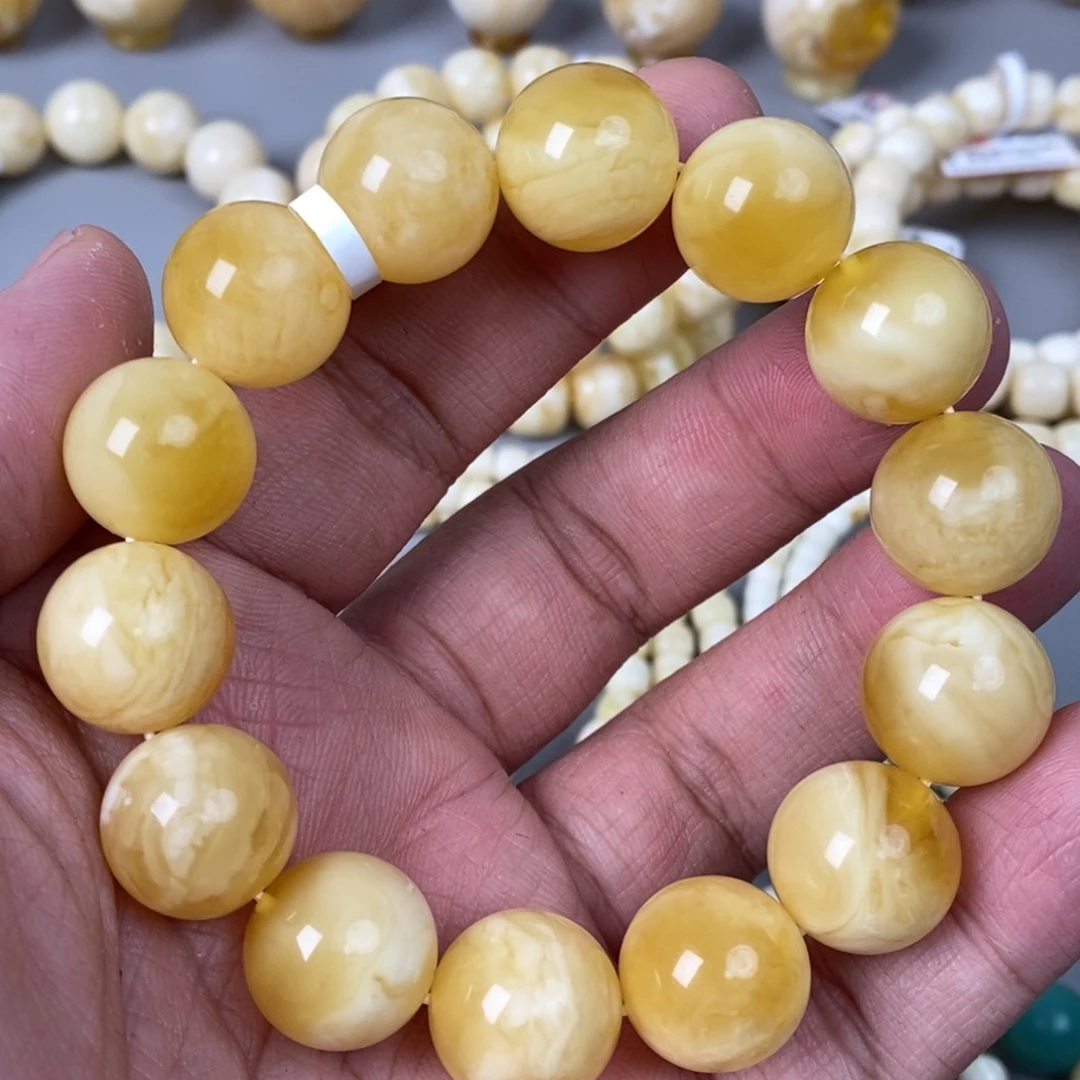 琥珀珠宝奇石未镶嵌 16mm