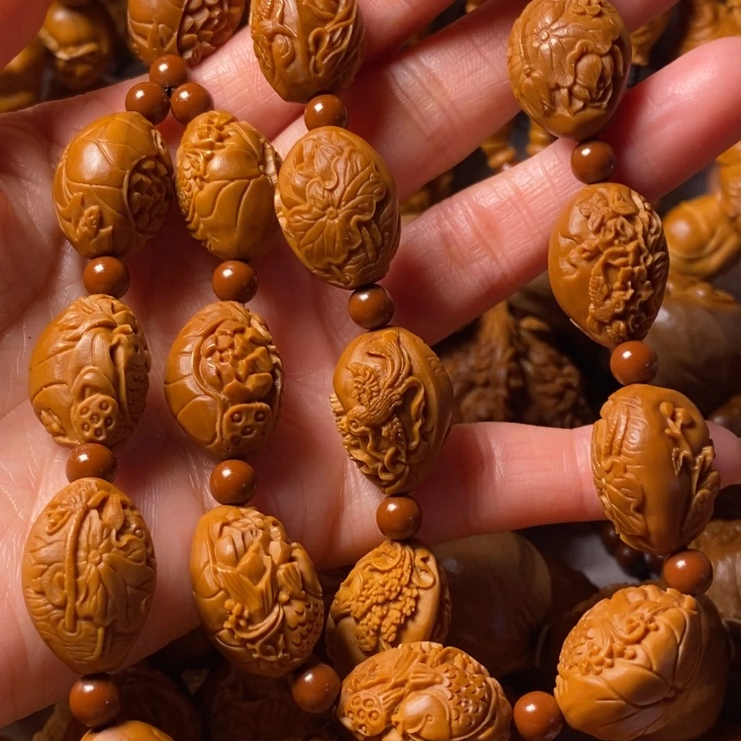 手串/手链橄榄核鸟语花香手持