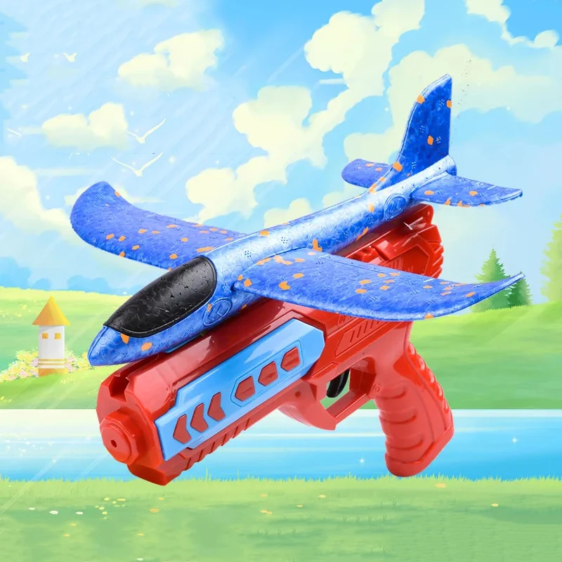 （1枪1飞机）弹射泡沫飞机枪 科学 LS