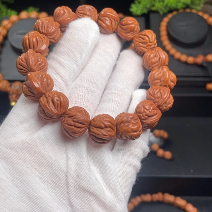 周***好木质类精品桃核单圈