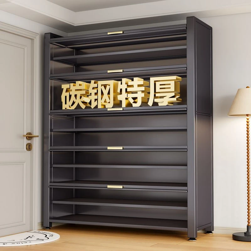 家用简易鞋柜室外鞋柜家用门口加粗加厚鞋架入门鞋柜入户门口鞋柜