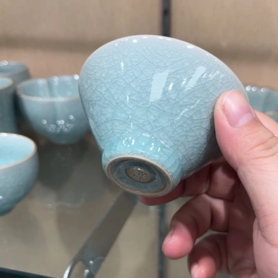 瓷片陶瓷茶具汝瓷茶具