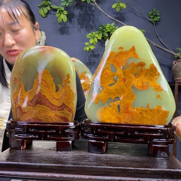 石材精品古青石摆件