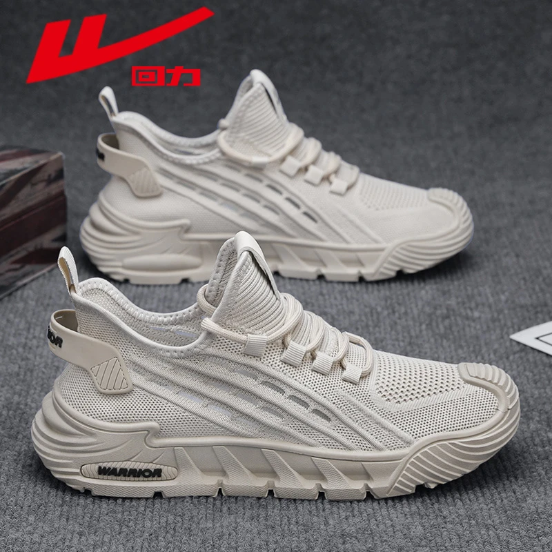 回力男鞋夏季透气薄款飞织网面运动鞋男士软底轻便休闲百搭潮鞋子