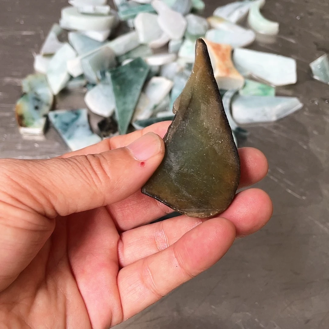 翡翠散珠天然翡翠石