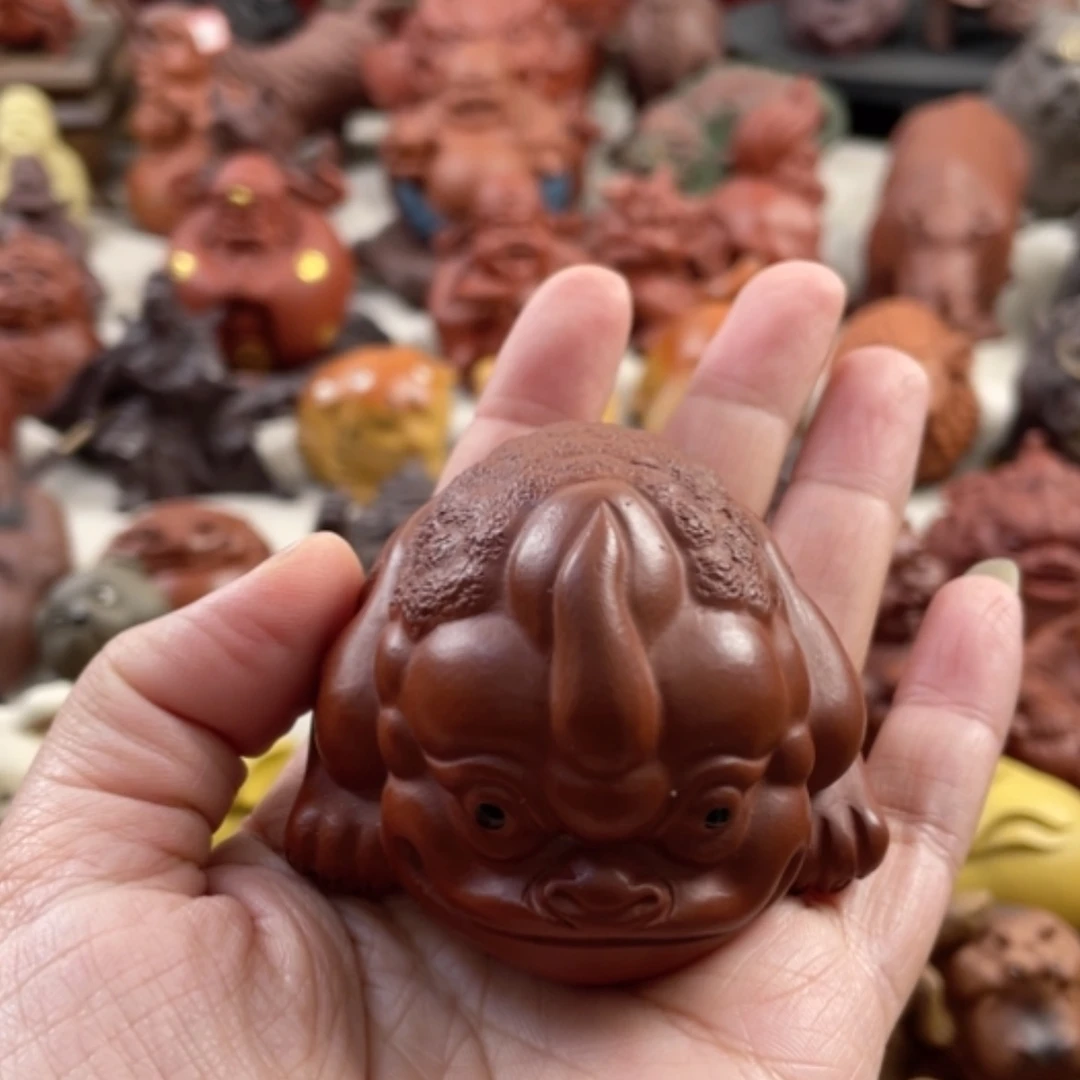 【闪购商品】紫砂茶宠紫砂金蟾