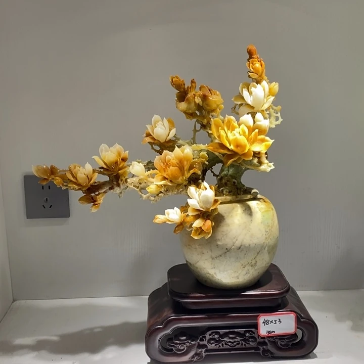 未镶嵌蛇纹石玉（覆膜）珠宝奇石