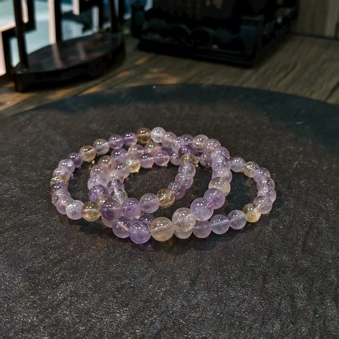 【书记甄选】紫黄晶单圈手链约7mm 多样性发一件 BB232