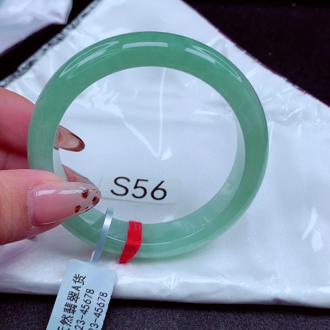 翡翠未镶嵌手镯天然缅甸翡翠A货玉手镯