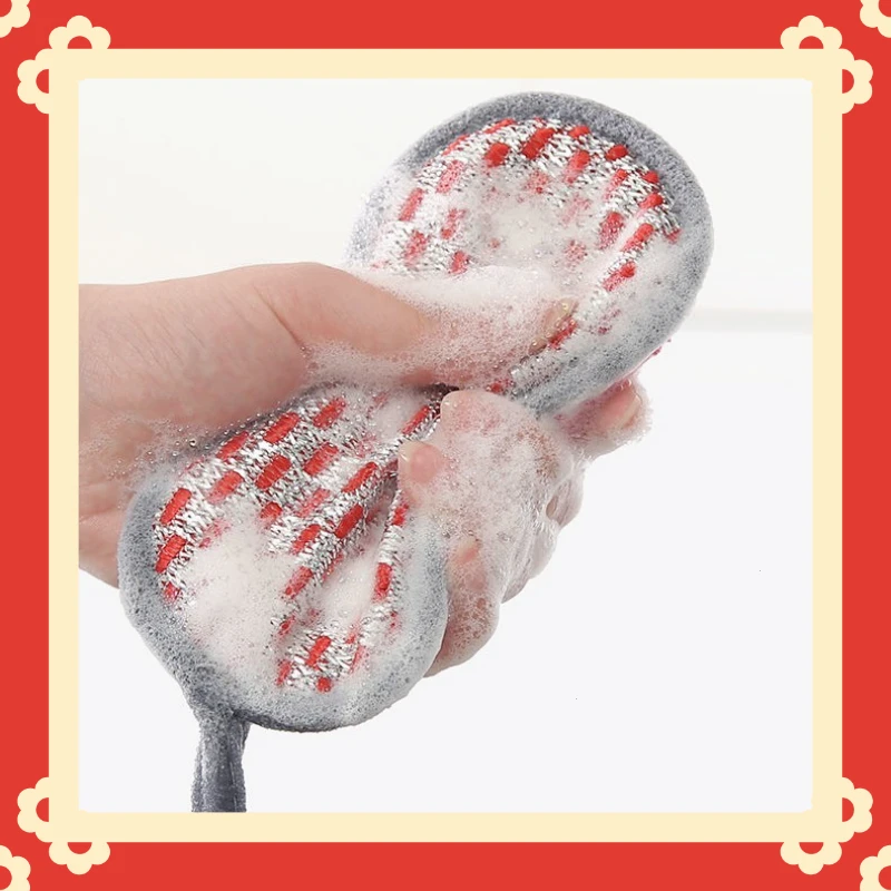 厨房专用挂绳清洁擦 刷锅刷灶台 海绵多用途洗锅清百洁布洗碗布