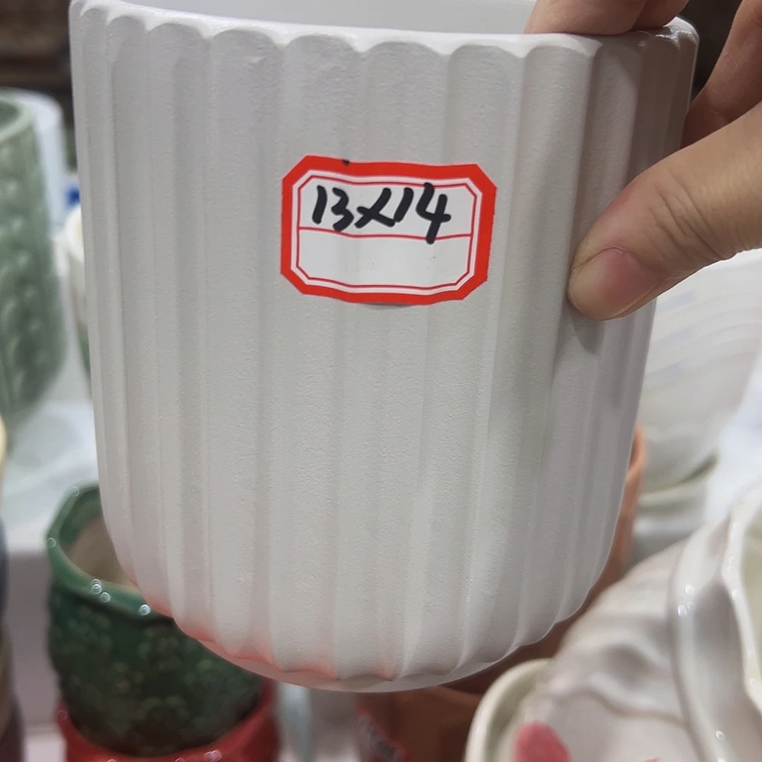 外贸尾单陶瓷花盆凑单10米包邮