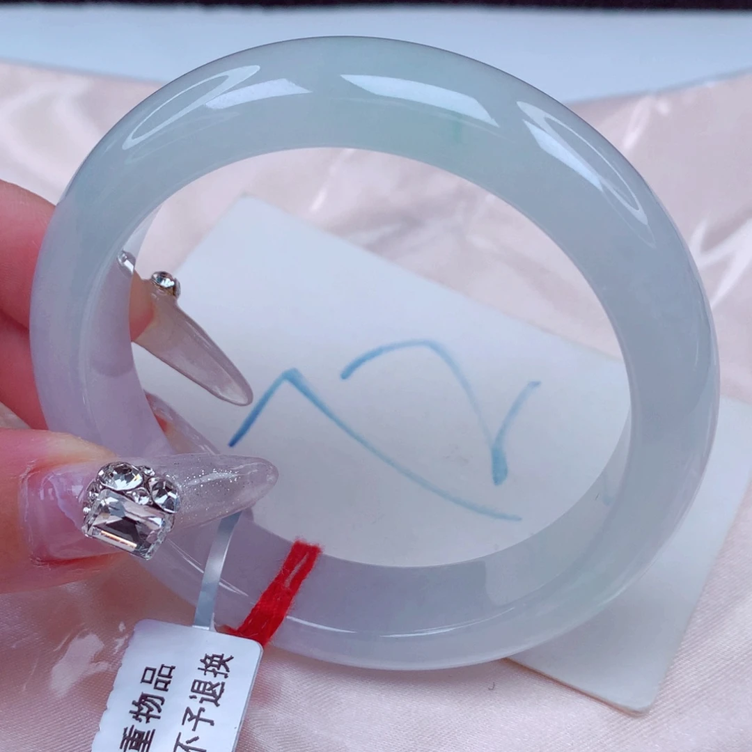 翡翠手镯未镶嵌天然缅甸翡翠A货手镯