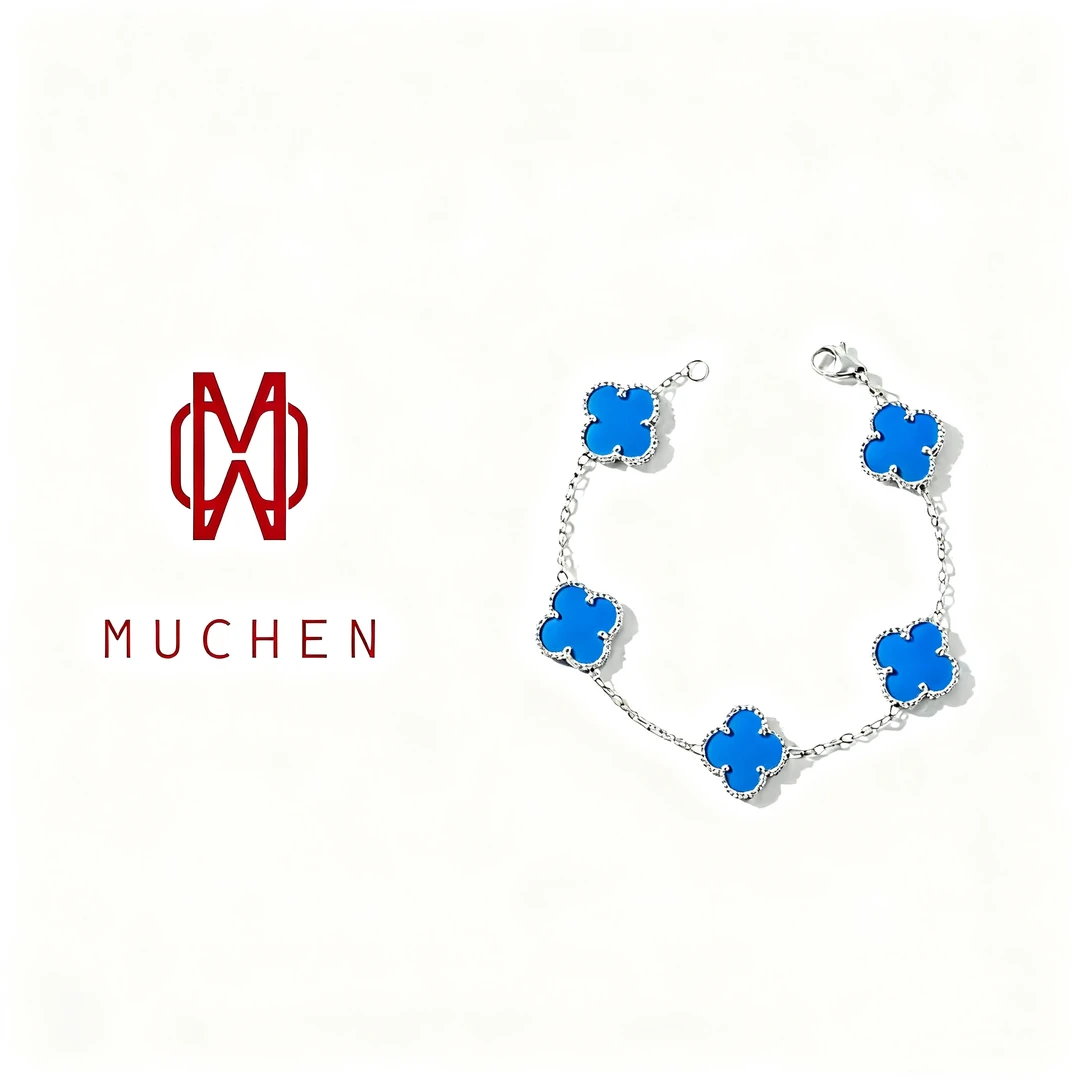 【MUCHEN】2025年新款轻奢蓝色9手链-078