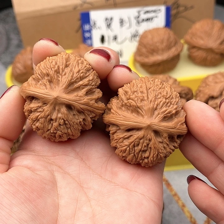 文玩核桃把件正元42修蛤蟆头核桃文玩文玩核桃核桃精品桃核