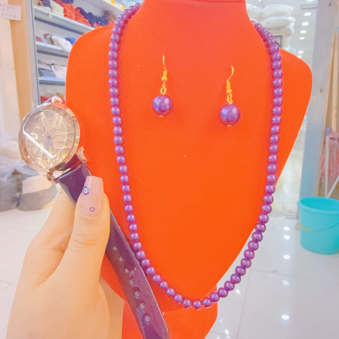 非金属亚克力项链 时尚三件套项链4545